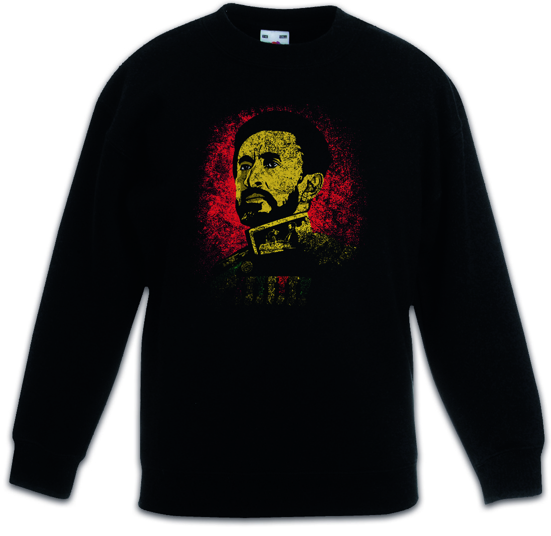 Urban Backwoods Haile Selassie Portrait II Women's Long Sleeve T-Shirt - Graphic Tee, 100% Cotton