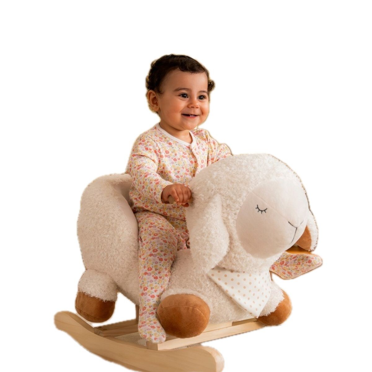 Baby Schaukelschaf weicher Plüsch für drinnen und draußen 47 cm Geschenkideen für Kinder UK