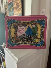 VINTAGE 1968 MATTEL BARBIE DOUBLE DOLL STORAGE CLOTHING CASE FASHION TRUNK
