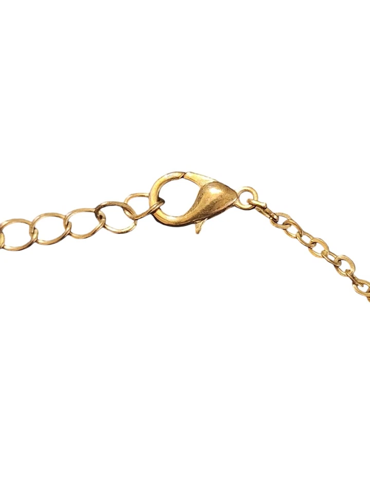 Pulsera Cruz Diamantes de Imitación Cuentas de Bronce Ajustable Moda Joyería Regalo Foto 4 de 4