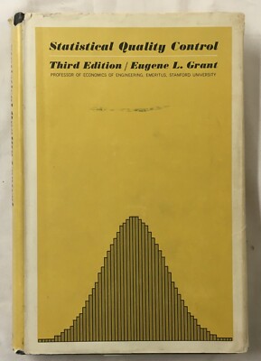 Statistical Quality Control - Third Edition - Eugene L. Grant - 1964 Hardcover
