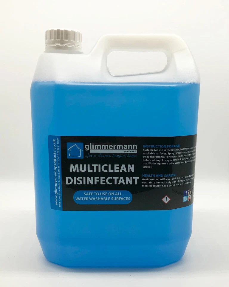 Glimmermann Multiclean Disinfectant Antiviral Antibacterial Surface Spray 5L