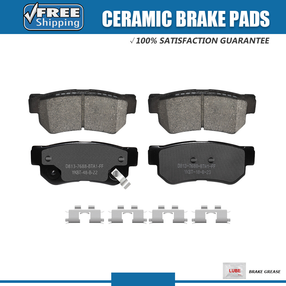 Front Rear Ceramic Brake Pads For 2011 - 2016 Hyundai Tucson, Kia Sportage Front Rear Ceramic Brake Pads For 2011 - 2016 Hyundai Tucson, Kia Sportage