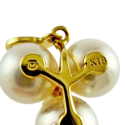 MIKIMOTO Pendant top K18 yellow gold Pearl Ruby used | eBay MIKIMOTO Pendant top K18 yellow gold Pearl Ruby used | eBay
