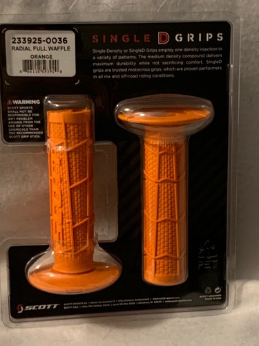 Scott Motocross Grips Orange full waffle KTM - Picture 2 of 3