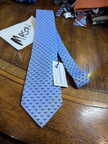 MARTHA VINEYARD VINES 👔❤️ DESIGNER NECKTIE TIE FREE SHIPPING 👔❤️ FIRST EAGLE - Picture 2 of 5
