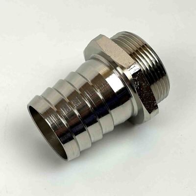 Schlauchtülle Ms58 AG1 1/2'' Messing vern. für Schlauch Ø:38mm, SW55mm, unused