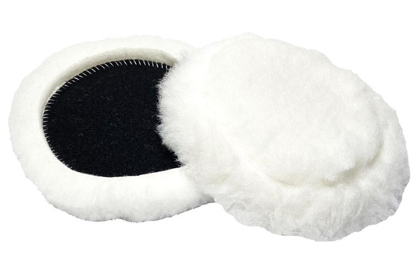 Craft-Equip Basic Ø180Mm Polierfell Mit KlettrüCken Polierpad Polierschwamm Fell-image