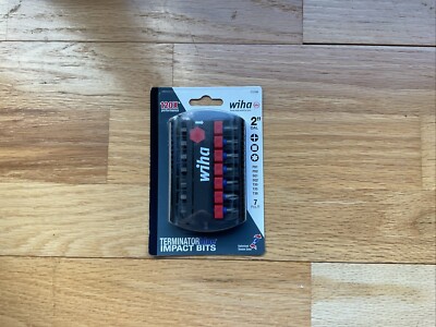 Wiha Tools 7 Piece Terminator Blue Impact 2 Inch Bit Set