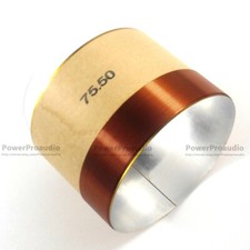 75.5mm White aluminum Bass voice coil Pure copper Round wire 8ohm