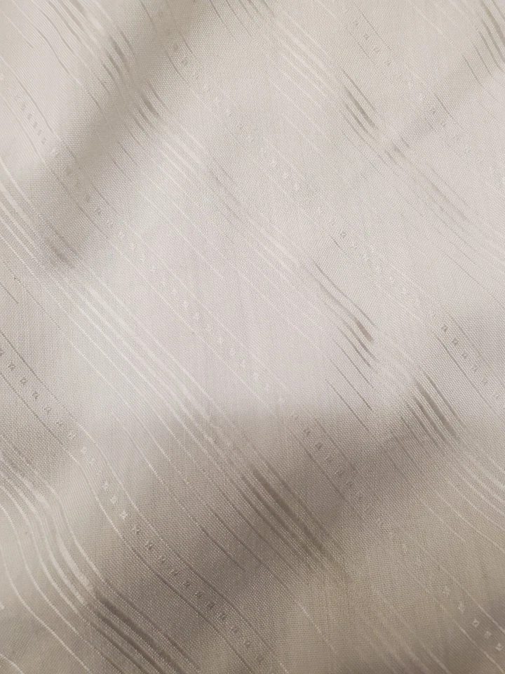 Top vintage John Henry para hombre talla 14,5 blanco marfil tejido texturizado ajustado con botones Foto 4 de 4