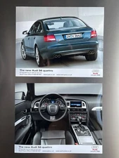 2 x Original Audi S6 Quattro Large Format Press Photos 2006