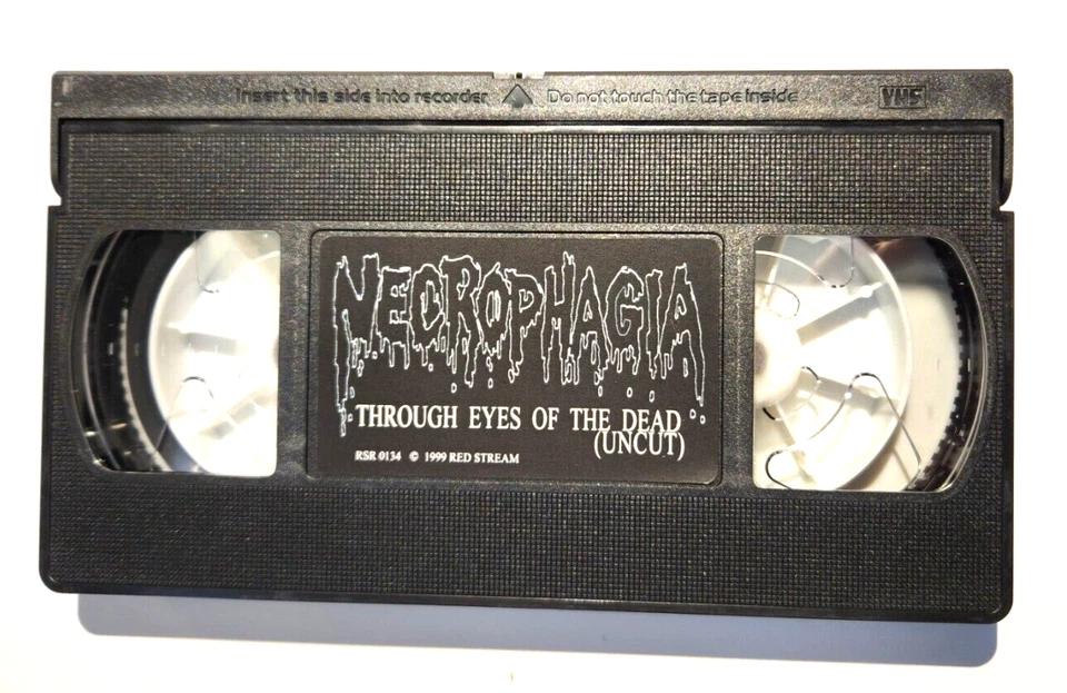 NECROPHAGIA Through Eyes of the Dead VHS Cassette Killjoy Anselmo Death Metal - Image 2 of 4