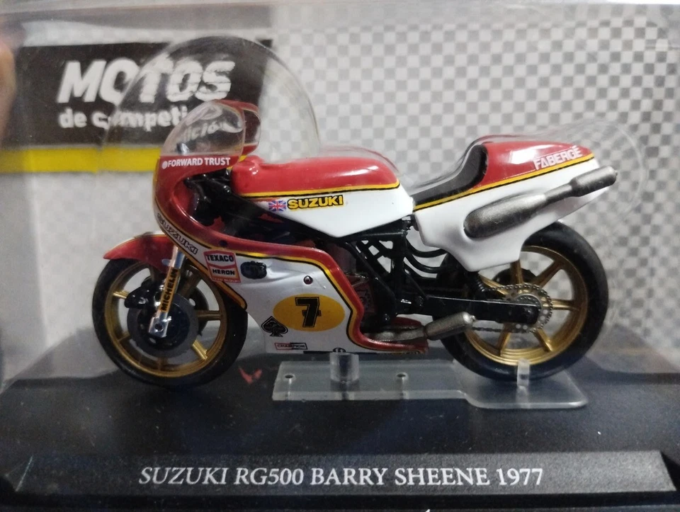 Suzuki Rg500 Barry Sheene 1977 Rare Racing Motorcycle Bike Diecast Scale 1:24 - Image 2 of 2