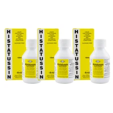 Histatussin Cold and Cough Treatment Syrup - 125ml - Pack of 3