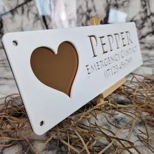 Customised Horse Stable Laser cut sign White & COPPER gift for horse lover/owner