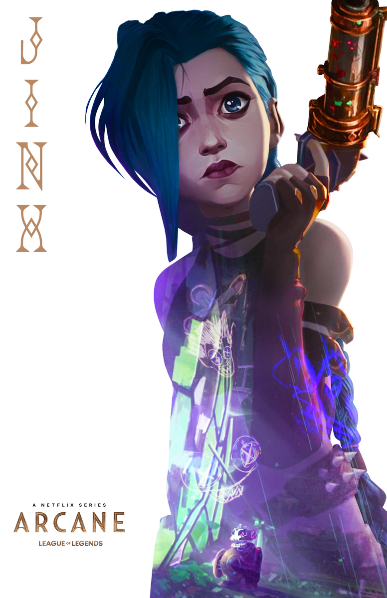 Jinx Arcane Poster 11x17