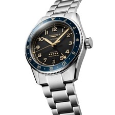 Longines Spirit Zulu Time 39mm Anthracite Dial Steel Men's Watch L38024606 2