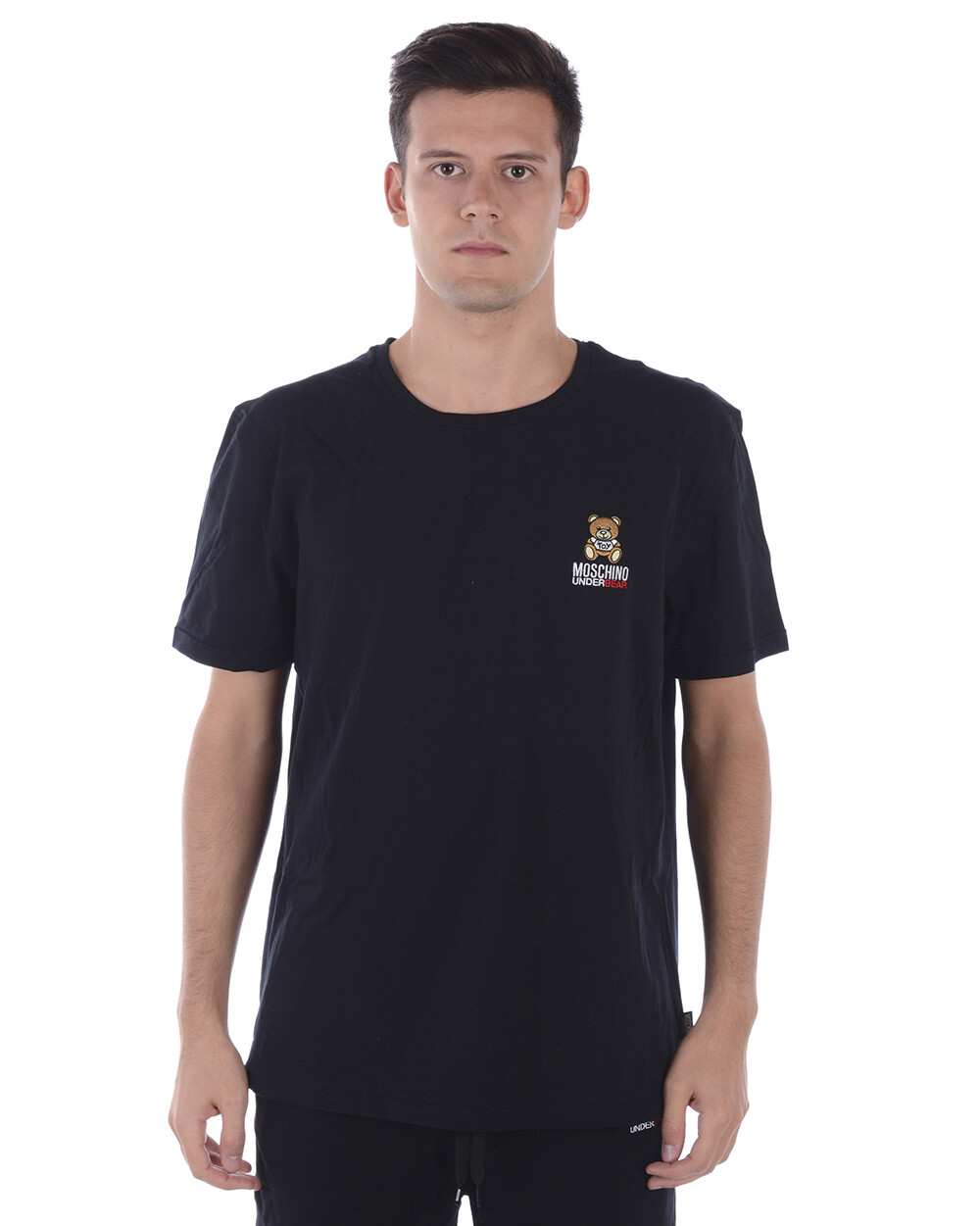 Футболка-свитшот Moschino Underwear Мужская черная A19058102 555 SzS ДЕЛАЕТ ПРЕДЛОЖЕНИЕ 23990₽