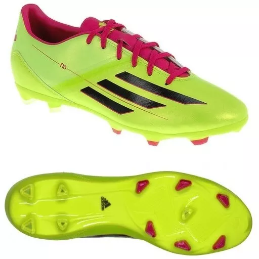 New Boy&#039;s Adidas F10 TRX FG J Soccer Cleats Lime Fuchsia Black Sweet! eBay