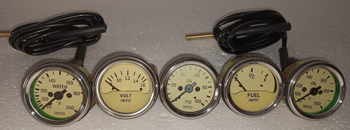 Smiths Gauge Kit Temp+ Oil+ Fuel+ Amp +Oil Temp+Speedometer+Tacho 100 mm - Picture 4 of 10