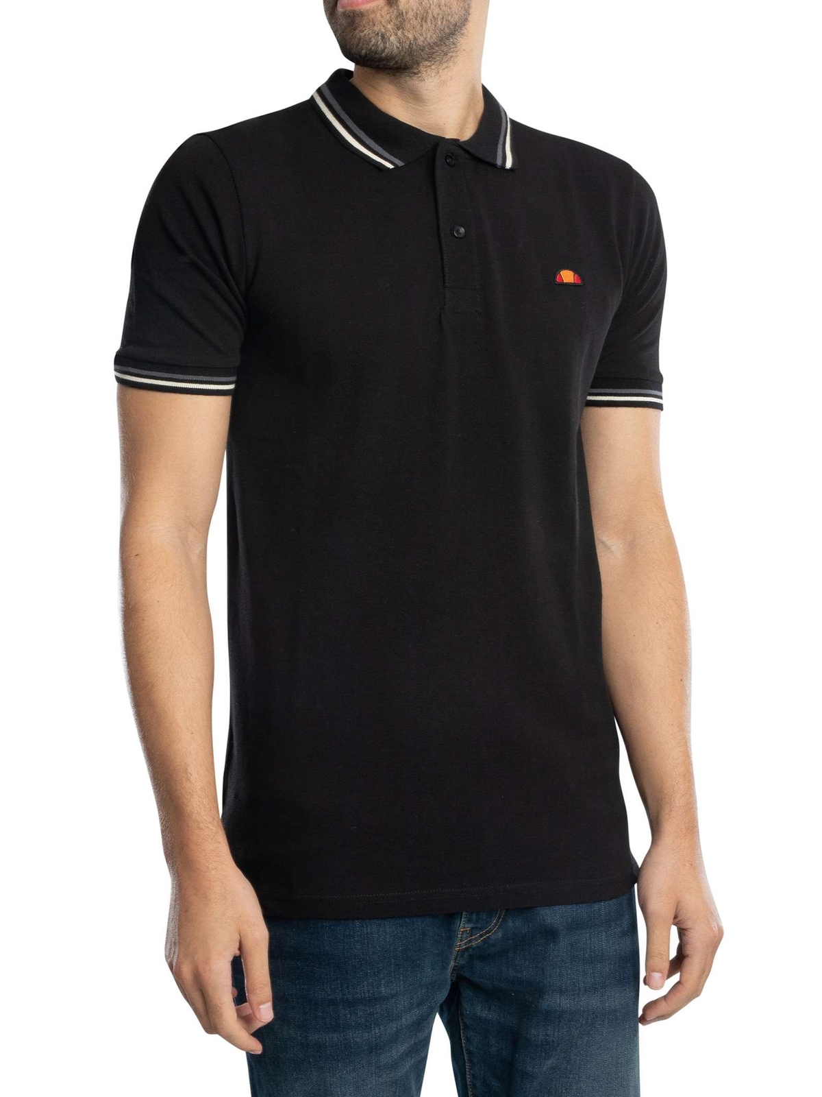 Мужская рубашка поло Ellesse Rooks черная 5390₽