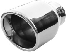 Auspuffblende Endrohr Edelstahl Universal Rund Für Volvo 460 850 940 960 S40 S60