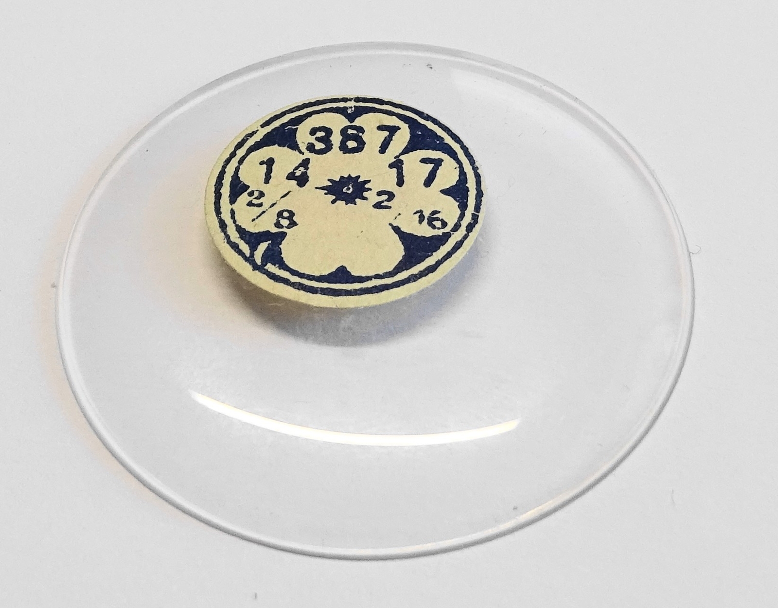 Verre De Montre De Gousset (Savonnette) - Diamètre 41.7 Mm - Neuf Sans