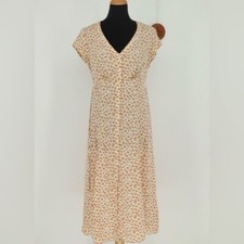 REFORMATION JEANS Denise Carnation Floral Midi Dress Size XS Preloved