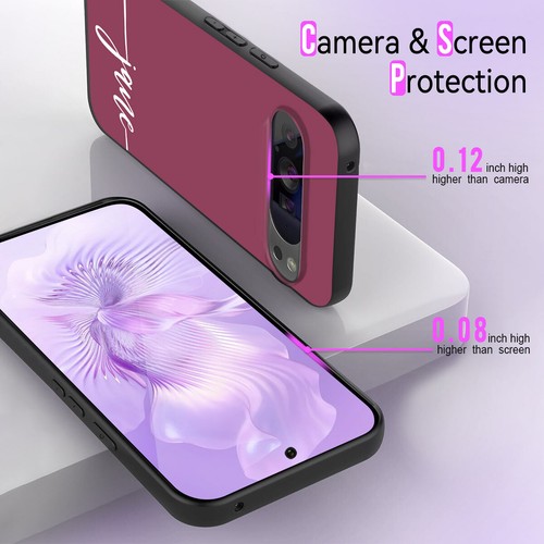Funda de teléfono personalizada con nombre dulce para Google Pixel 7A 8A 9A 7 8 9 cubierta de silicona - Imagen 78 de 81