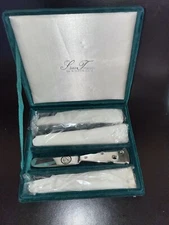 SET OF 4 GODINGER SILVER TREASURES SILVER PLATED CHEESE BUTTER SPREADER KNIFE