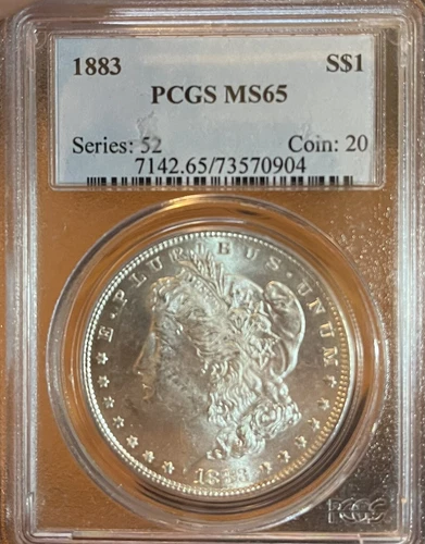 1883 PCGS MS65 Morgan Silver Dollar