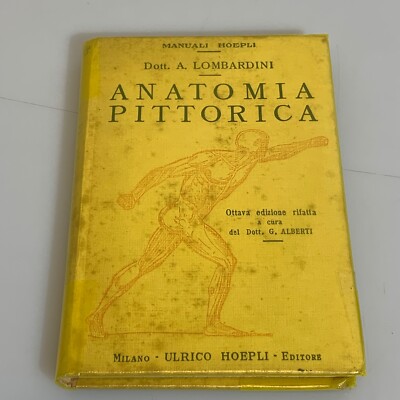 Malerische Anatomie Achte Auflage von Dr. Alberti 1942 Hoepli Handbücher