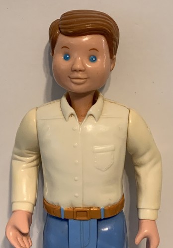 Vintage Fisher Price Loving Family Dream Dollhouse 6” Male Doll Dad Father 1993 - Picture 2 of 8