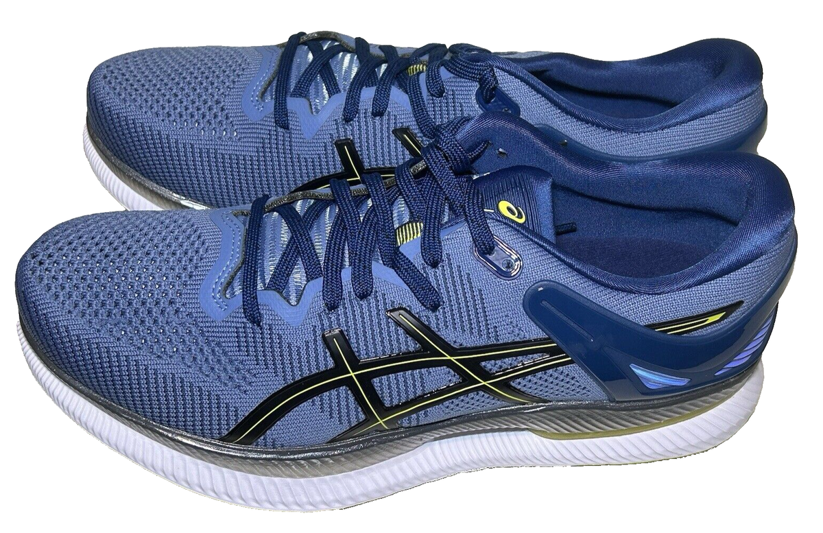 ASICS Mens Size 10 MetaRide Running Shoes Grey Floss/Black Sneaker
