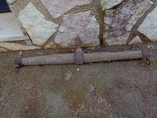 ANTICO ATTREZZO IN LEGNO, REALIZZATO A MANO, ARTE CONTADINA SICILIANA.