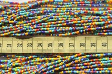 Opaque Mixed Color Matte 11/0 Czech Glass Seed Beads Jewelry Crafts Beads/ Hank