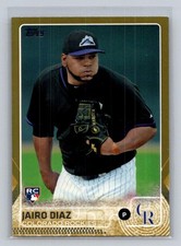 2015 Topps #668 Jairo Diaz Gold #/2015