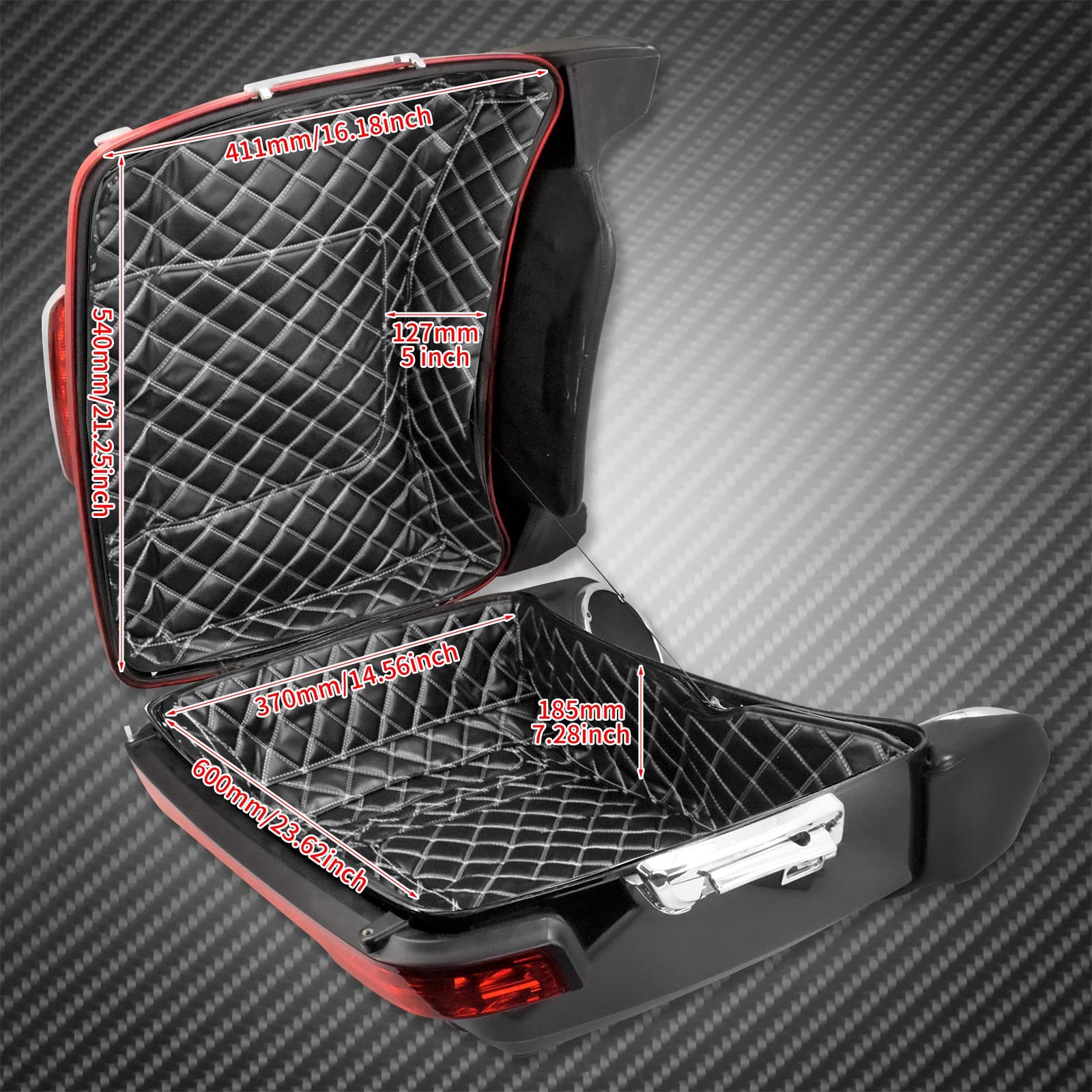 HCmotorku Motorcycle King Tour Pack Liners Touring Pak Inserts Fits for Harle...