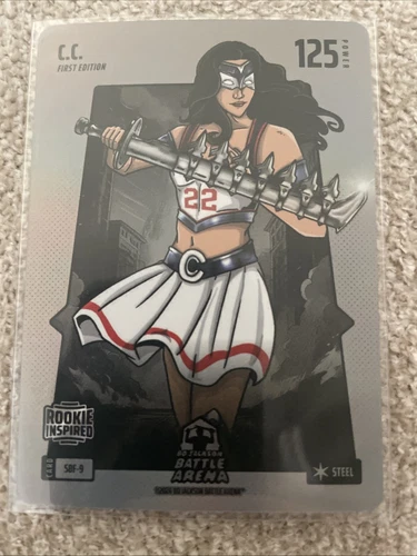 2024 Bo Jackson Battle Arena CC Caitlin Clark STEEL SILVER SBF-9 Battlefoil