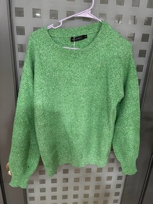 NWT Keeper Ladies Green Heather Crewneck Sweater - Size S