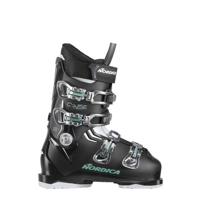Nordica Cruise 65 W Women's Ski Boots, Black/White/Green, W24.5 MY24