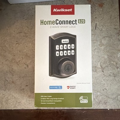 Kwikset HomeConnect 620 Z-Wave Keypad Smart Lock Venetian Bronze