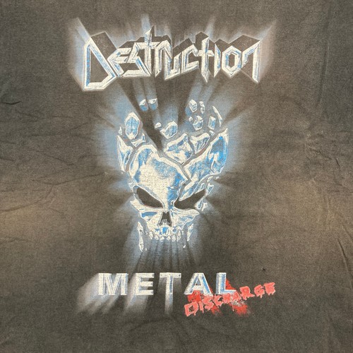 Vintage Destruction Metal Discharge Shirt Mens XL Black 2003 German Thrash Metal - Picture 3 of 17