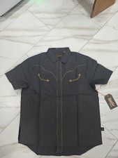 Howlers Brother Broncbuster Snapshirt - Antique Black - Sz L