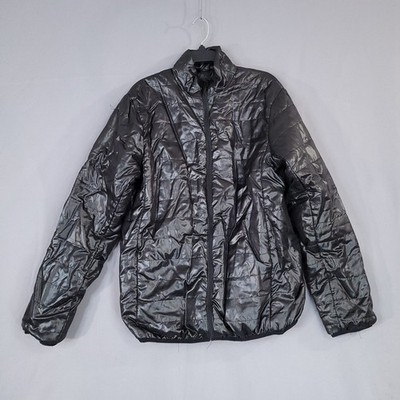 West Loop Men's Black XL Puffer Jacket Insulated Lightweight Full Zip