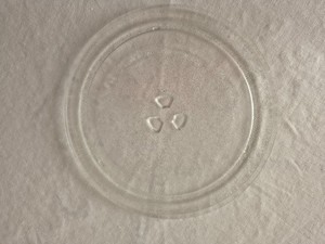 Glas Drehteller Mikrowelle  Ø 24,5 cm  Mikrowellenteller transparent
