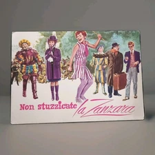 "Non stuzzicate la Zanzara" Cart. pubblicitario film con Rita Pavone - 1967