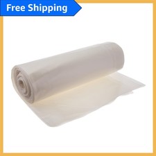 Durable 10' x 25' Clear Polyethylene Sheeting, 6 Mil - Perfect for DIY Projects