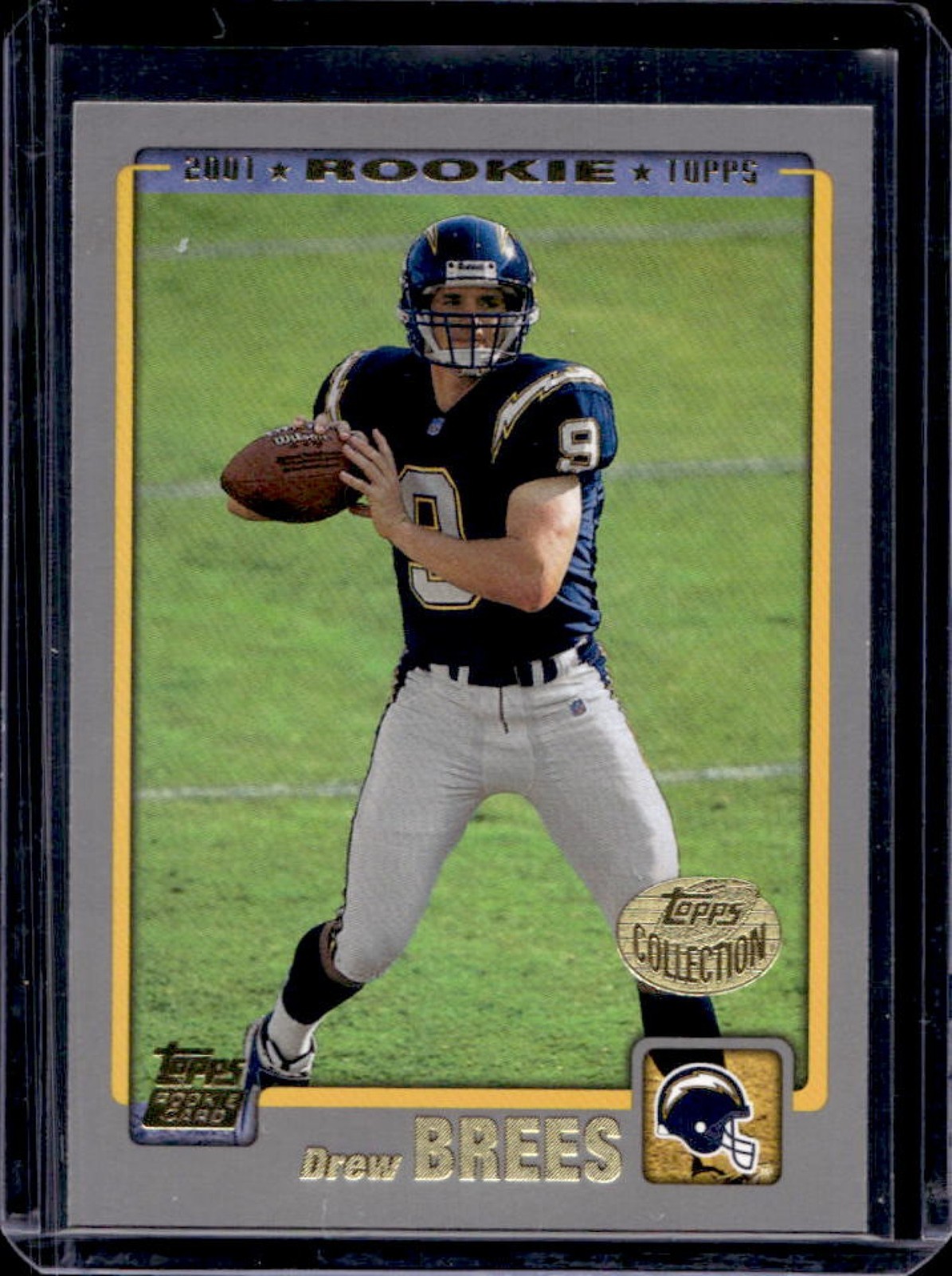 2001 Topps Drew Brees Rookie RC #328 Chargers